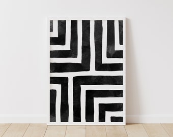 Geometric Art, Abstract art, digital prints, Printable wall art, Abstract art prints, Black and white, Abstract wall art, minimalist