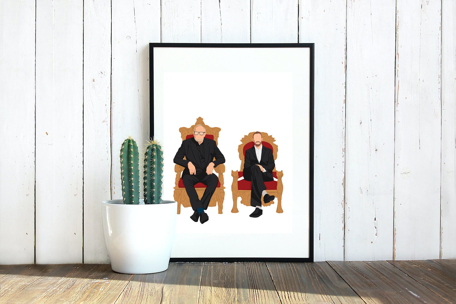 Taskmaster Print – Pop Line Art – Instant Download Illustration – TV ...