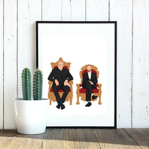 Taskmaster Print – Pop Line Art – Instant Download Illustration – TV ...