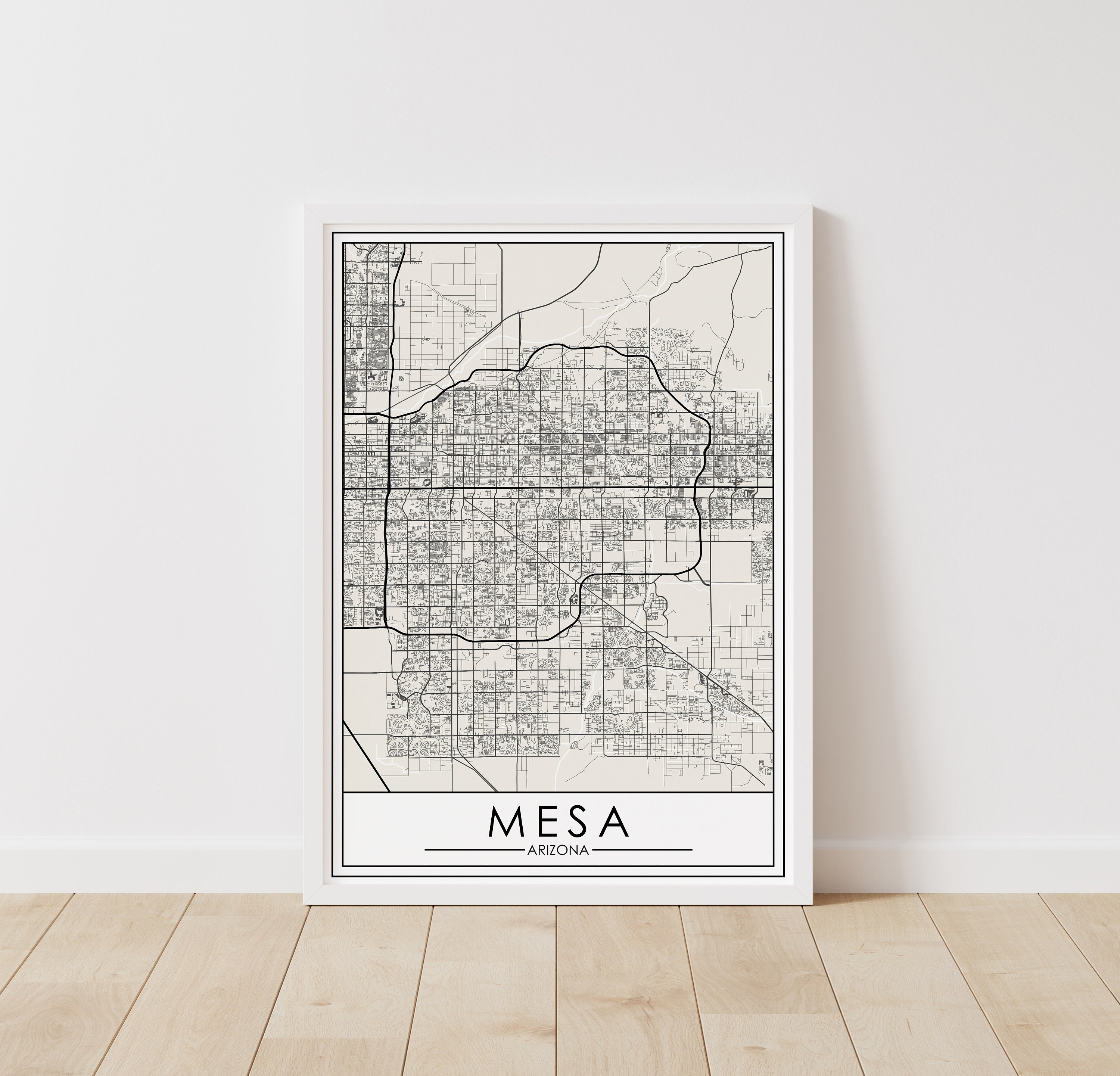 Mesa Arizona Map Arizona Digital Download Mesa Printable - Etsy Canada