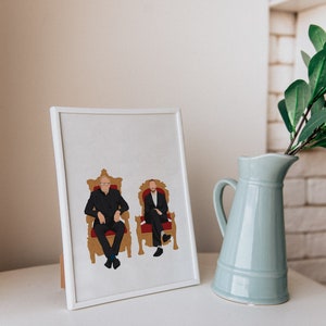 Taskmaster Print – Pop Line Art – Instant Download Illustration – TV ...