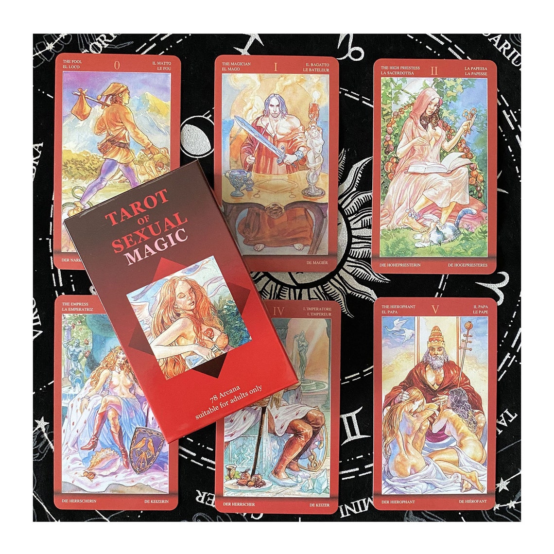 Tarot Of Sexual Magic Oracle Cards Witchcraft Classic Tarot Etsy 