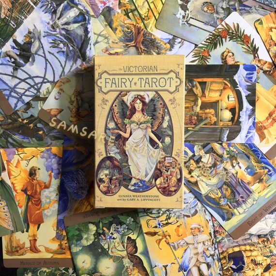 Victorian Fairy Tarot Cards PDF Guide Book Witchcraft Etsy