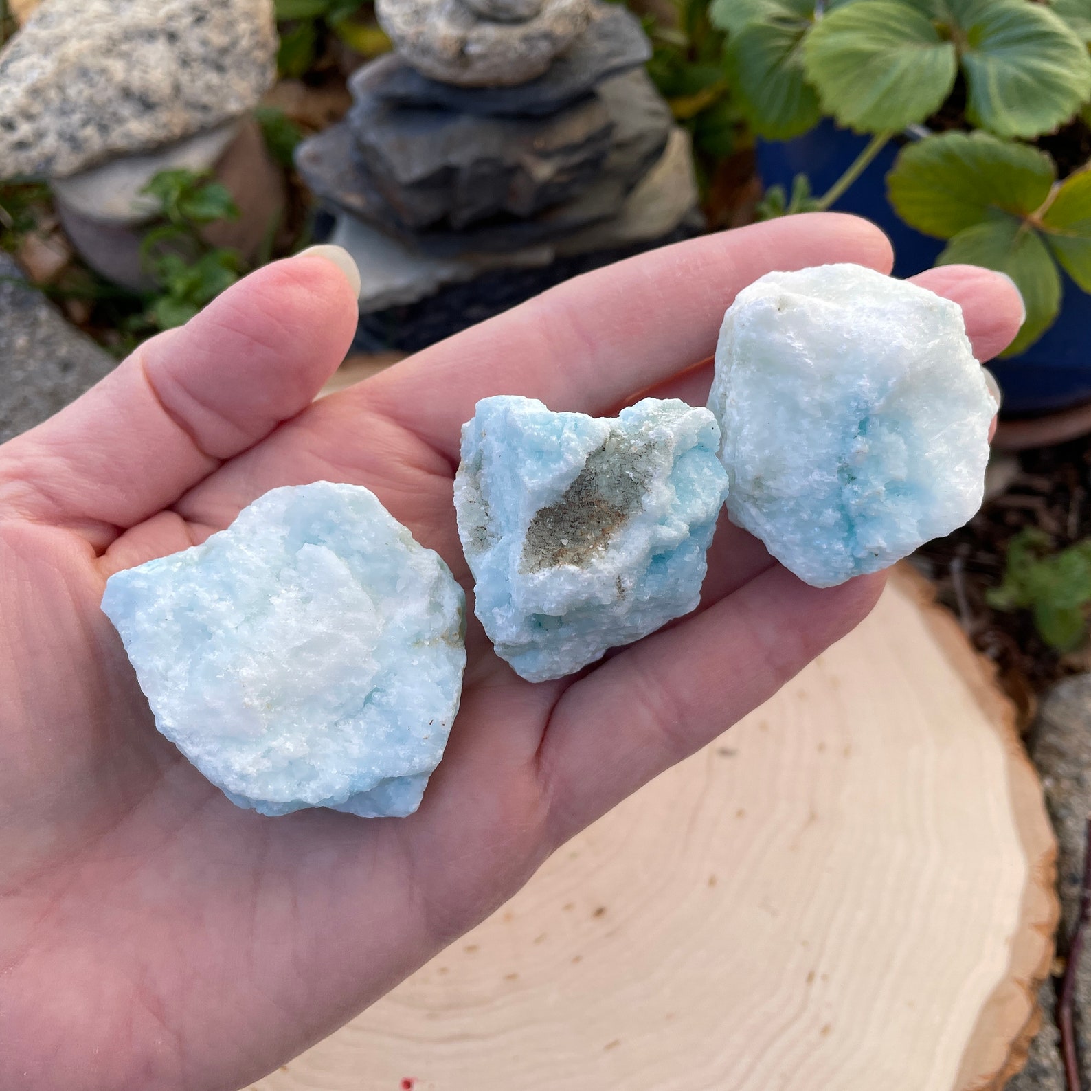 Raw Blue Aragonite Healing Crystal Reiki Meditation Etsy