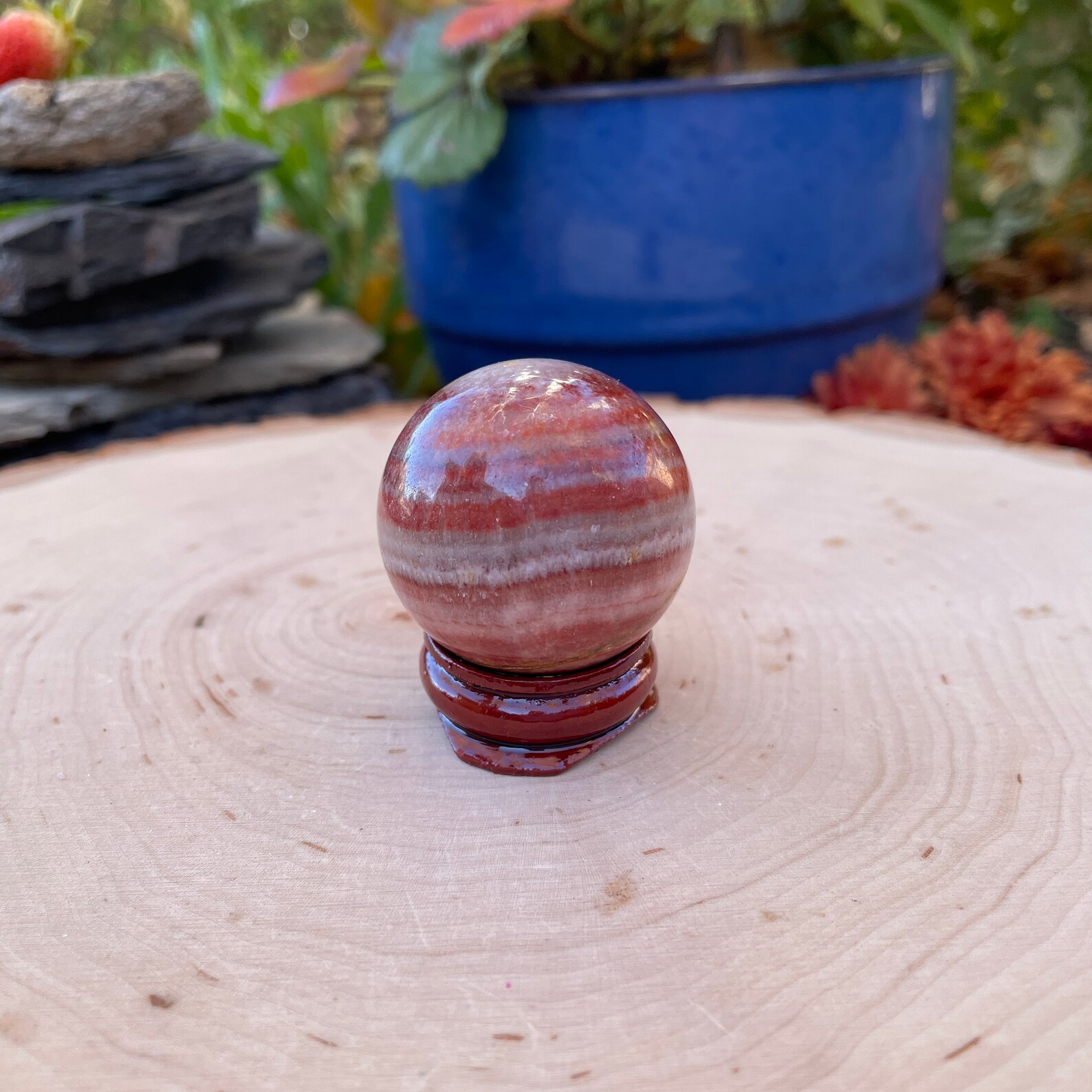 Dali Jasper / Pork Stone Sphere Healing Crystal Reiki Etsy