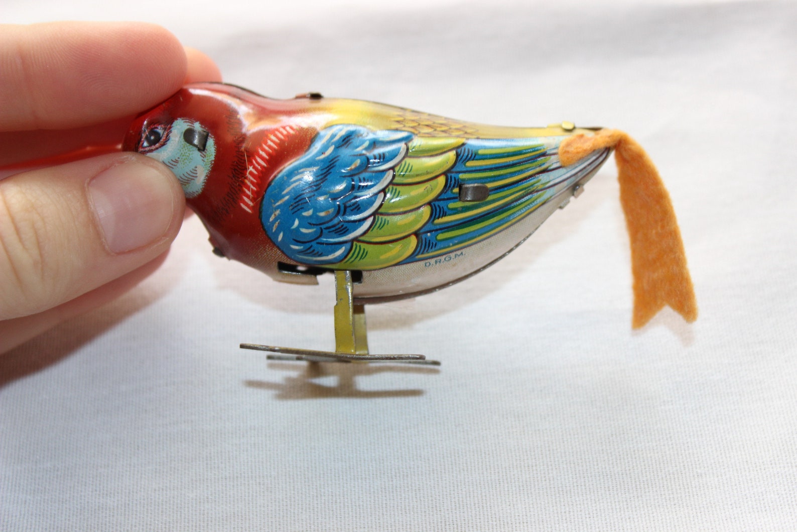 DRGM Bird Wind up Toy Etsy