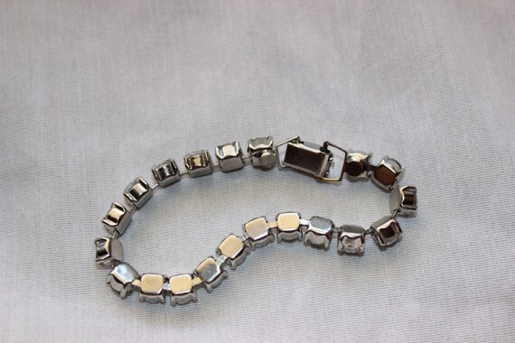 Vintage Art Deco Rhinestone Bracelet - image 2