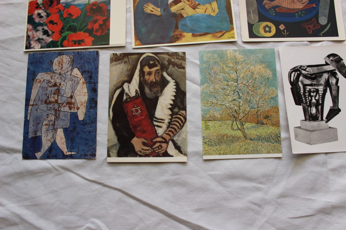 A Collection of 15 Modern Art Postcards Etsy