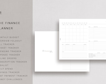A5 - The Finance Planner, printable insert