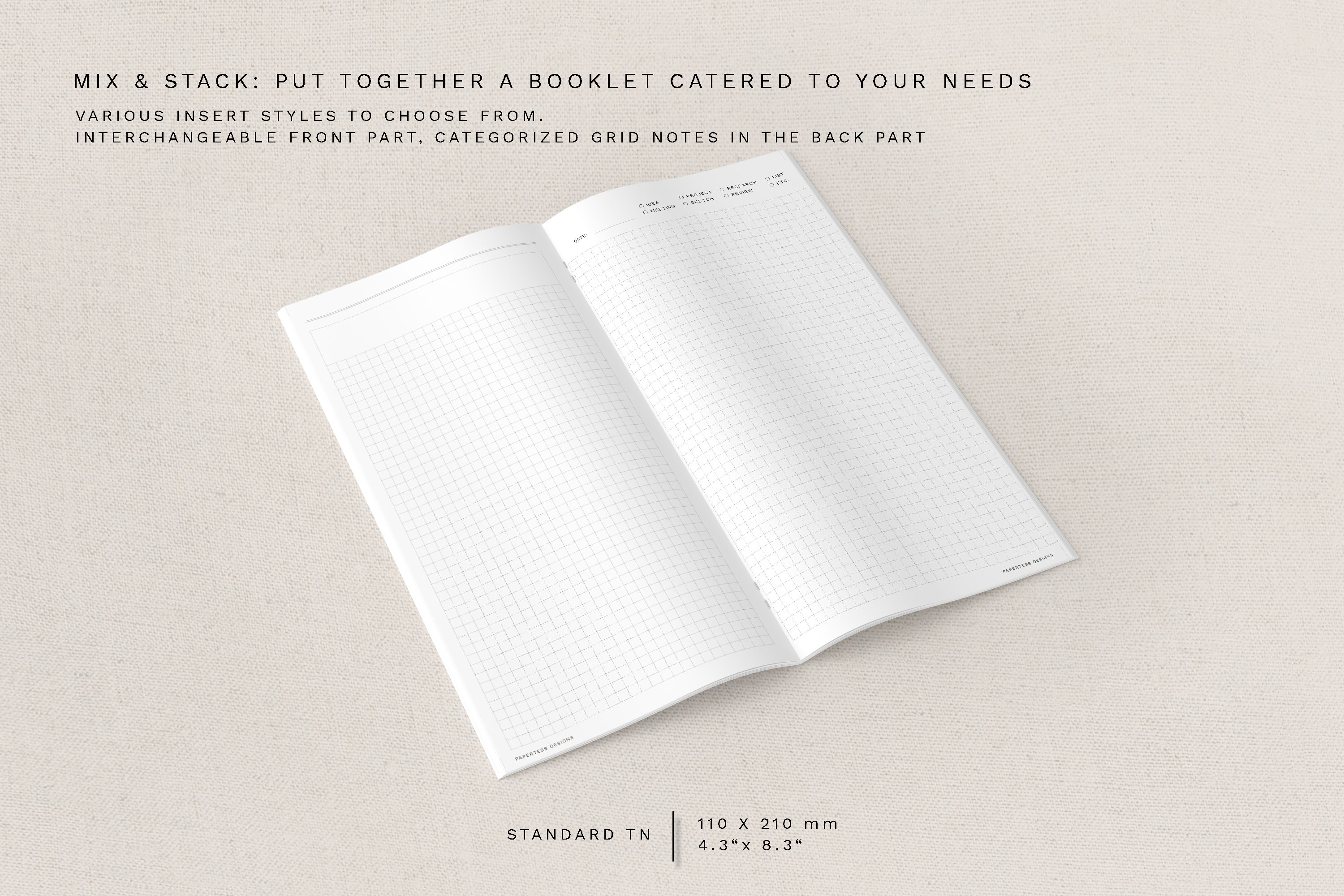 Standard TN - MIX & STACK - Reference Booklet - Minimal Design ...