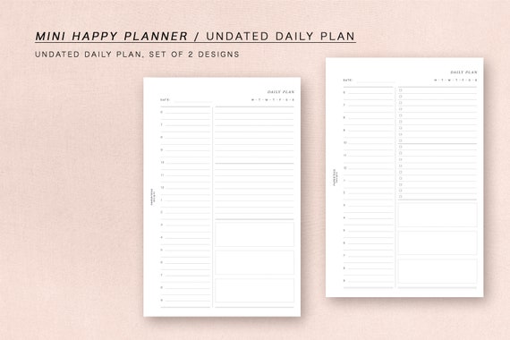 2023 Daily Planner  Minimal Set Up with Louis Vuitton Inserts