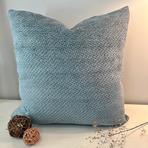 Covington Genesis Woven Chenille Pillow Cover, Emerald Green Pillow Cover, Blue Green Pillow Cover