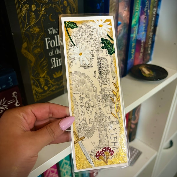 The Cruel Prince Map Bookmark| Painted Bookmark