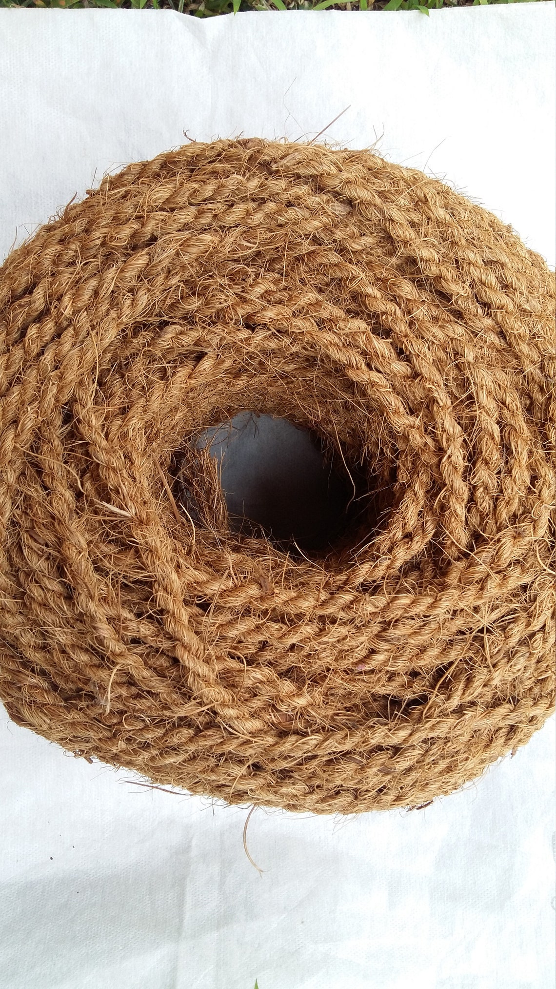 Coconut Fiber Rope coir Natural Coconut Rope Handmade Fiber Etsy