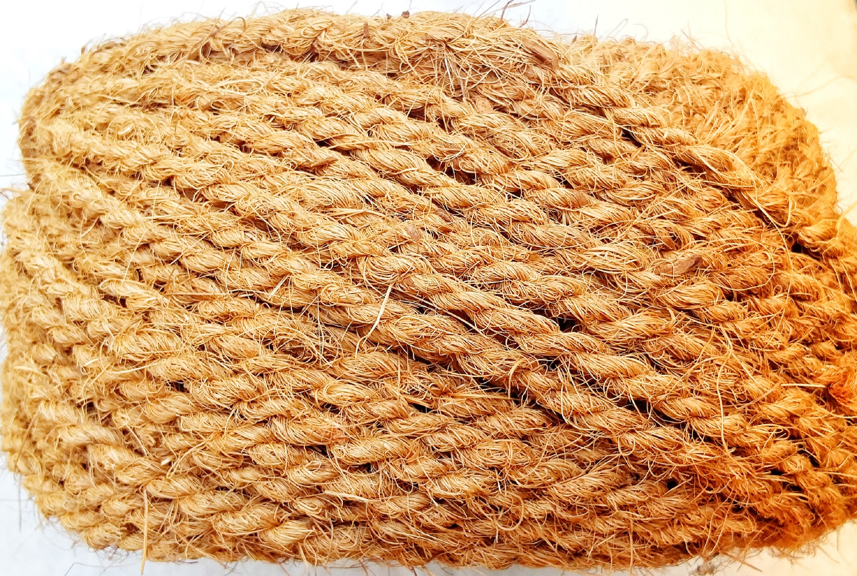Coconut Fiber Rope Coir Natural Coconut Rope Handmade Fiber Etsy UK