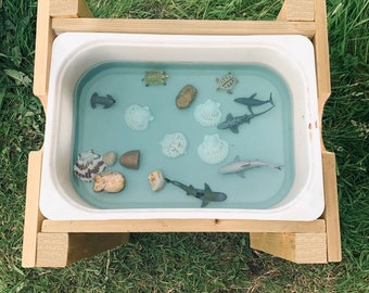 Activity Stand | Activity table Sensory bin Water table Sand table Sensory Stand Montesorri stand Play table Toddlers Table Kids table