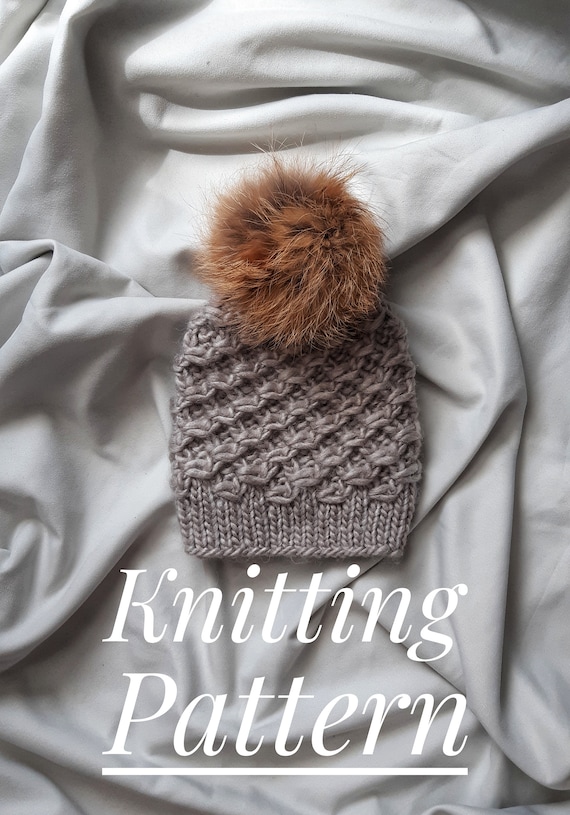 Modello per cappello a cuffia lavorato a maglia, cappello