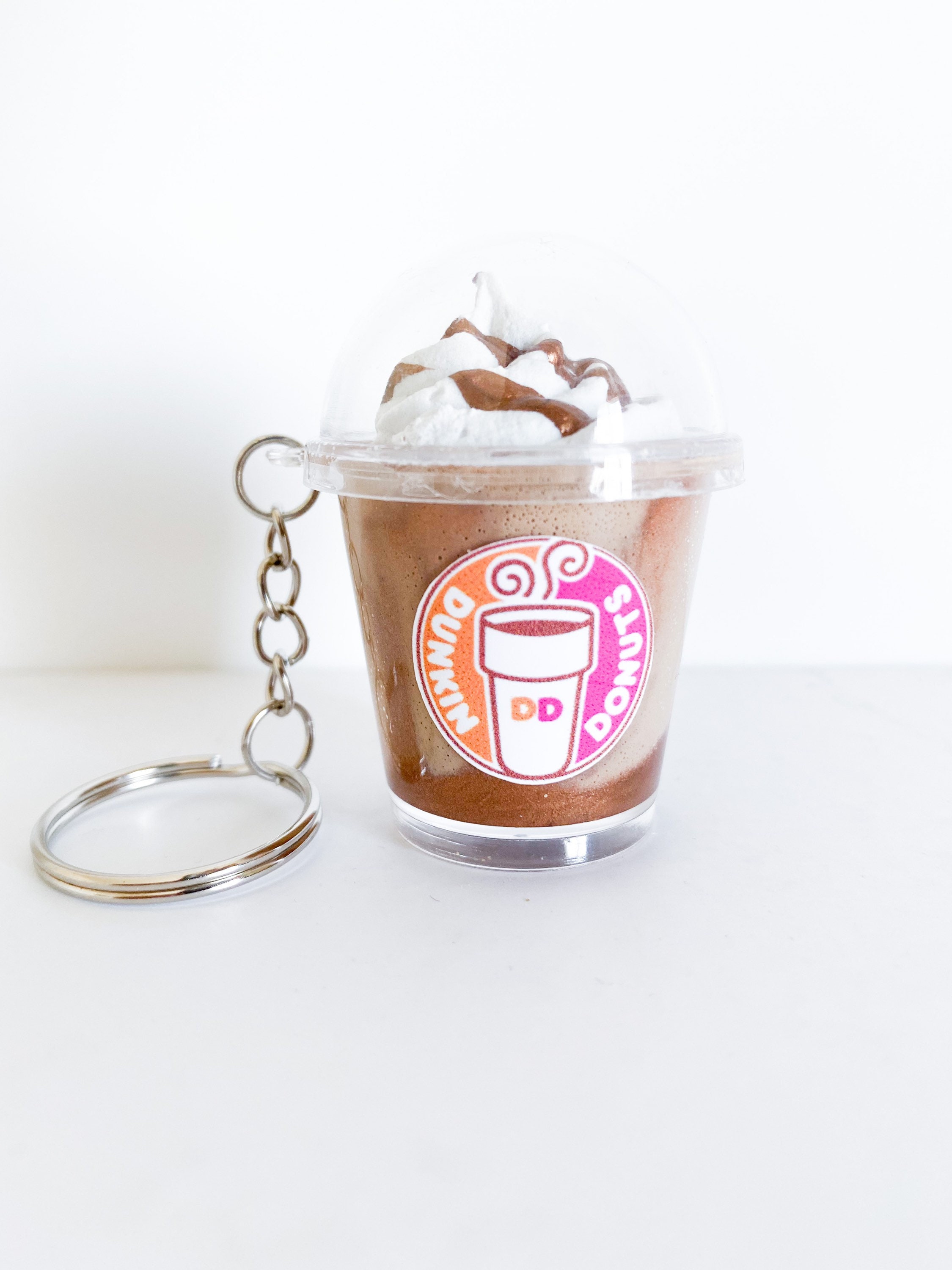 Dunkin donuts frappe mini frappe keychain coffee lovers Etsy