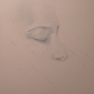 Original Graphite Portrait in A5