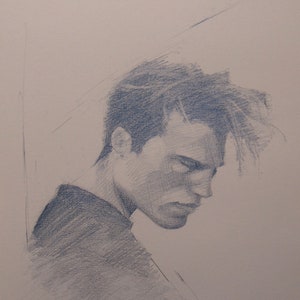Original Graphite Portrait in A5