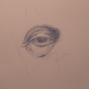 Original Graphite Portrait in A5