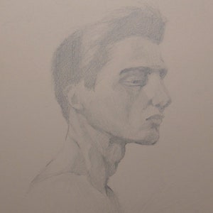 Original Graphite Potrait in A5