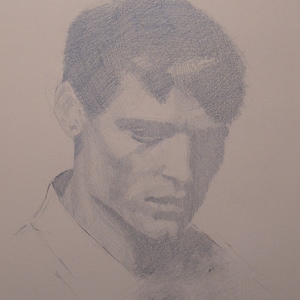Original Graphite Portrait in A5