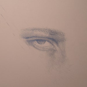 Original Graphite Portrait in A5