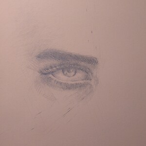 Original Graphite Portrait in A5
