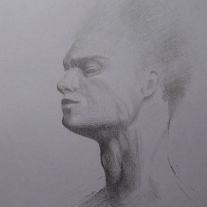 Original Graphite Portrait in A5