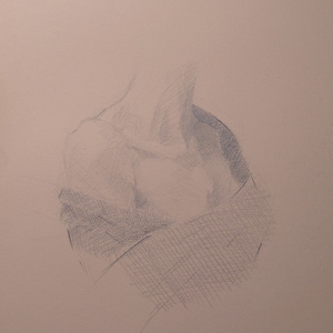 Original Graphite Portrait in A5