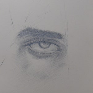 Original Graphite Portrait in A5