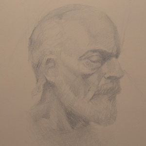 Original Graphite Portrait in A5