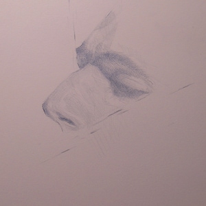 Original Graphite Portrait in A5