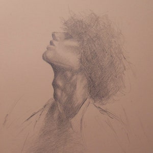 Original Graphite Portrait in A5