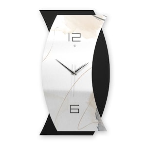 3D Designer-Wanduhr Artistic modern-metallic