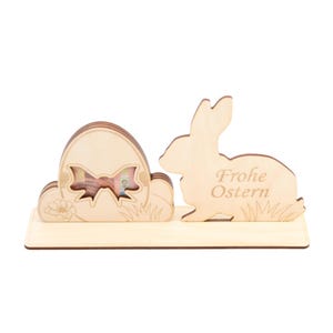 3D Geldgeschenk-Aufsteller zu Ostern – DIY-Glückwunschkarte aus Holz für Geldscheine