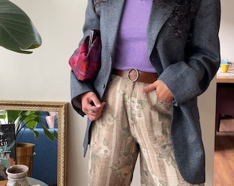 blazer vintage en tweed Pierre Cardin