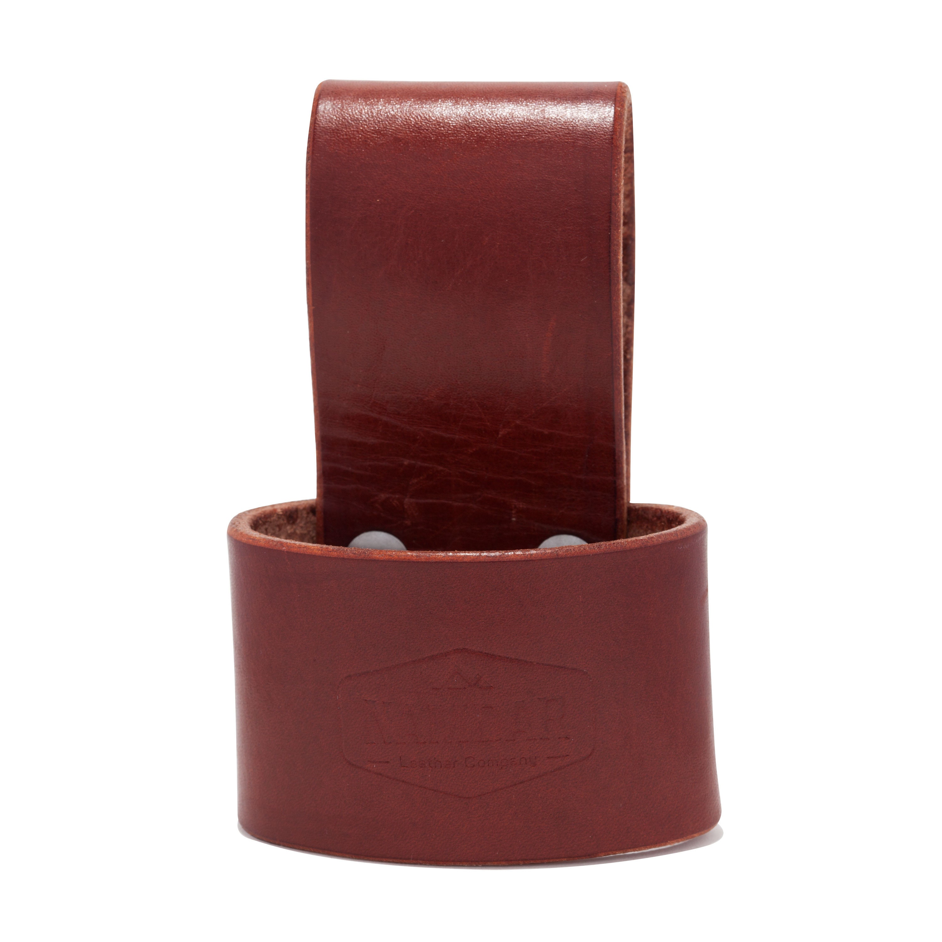 Hammer Holder, Axe Holder, Handmade in USA - Genuine Leather, Belt Loop, Viking Axe Holster, Hermann Oak Smooth, Brown Vegetable Tanned