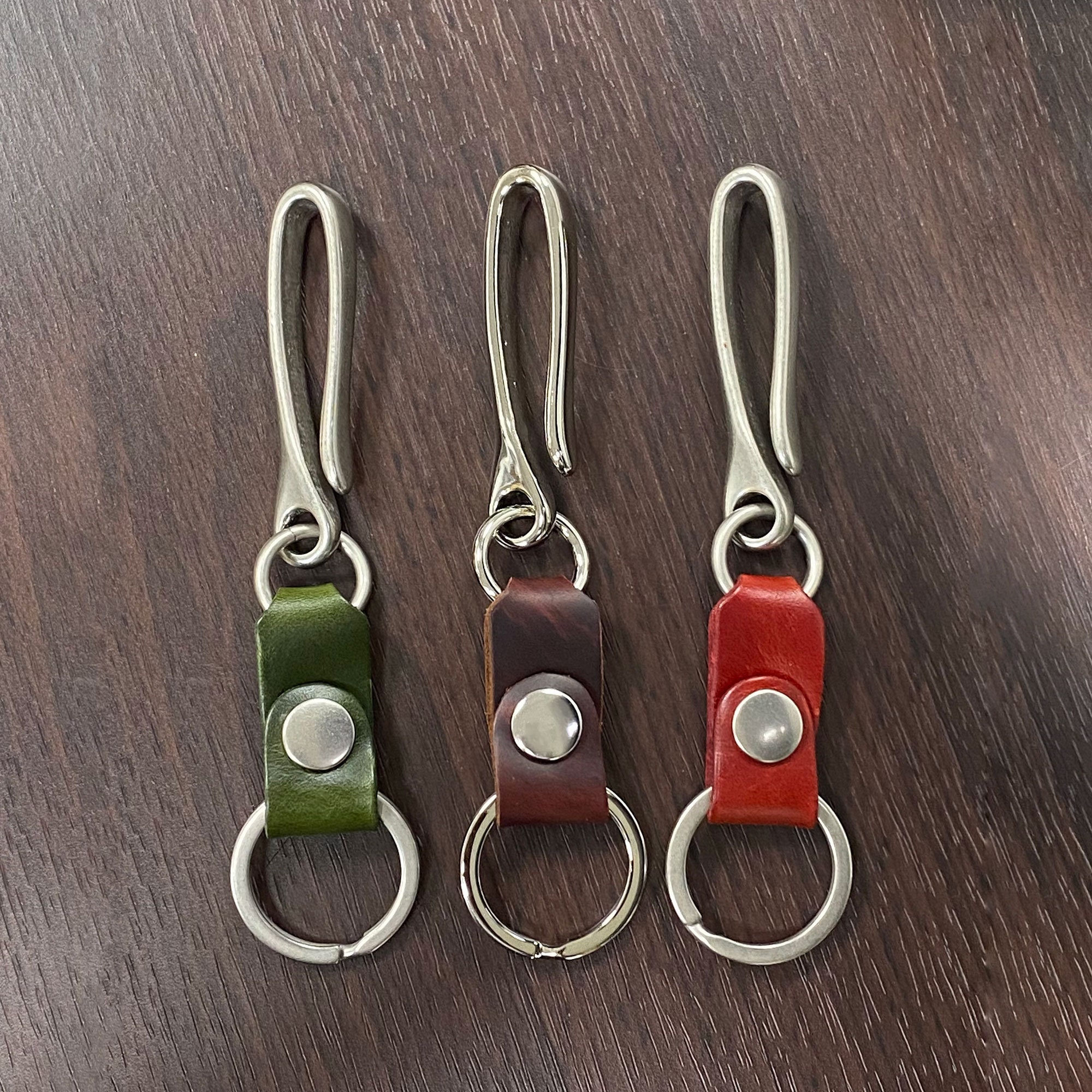 Bright Colors Key Keeper Ring Leather Key Chain Snap Holds Over 3 Key Rings  Valet With Ease, Only Give Your Car Keys 