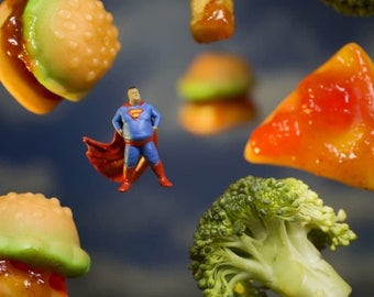 Miniature Figure Super - Hero Fat HO 1:87 NO PREISER
