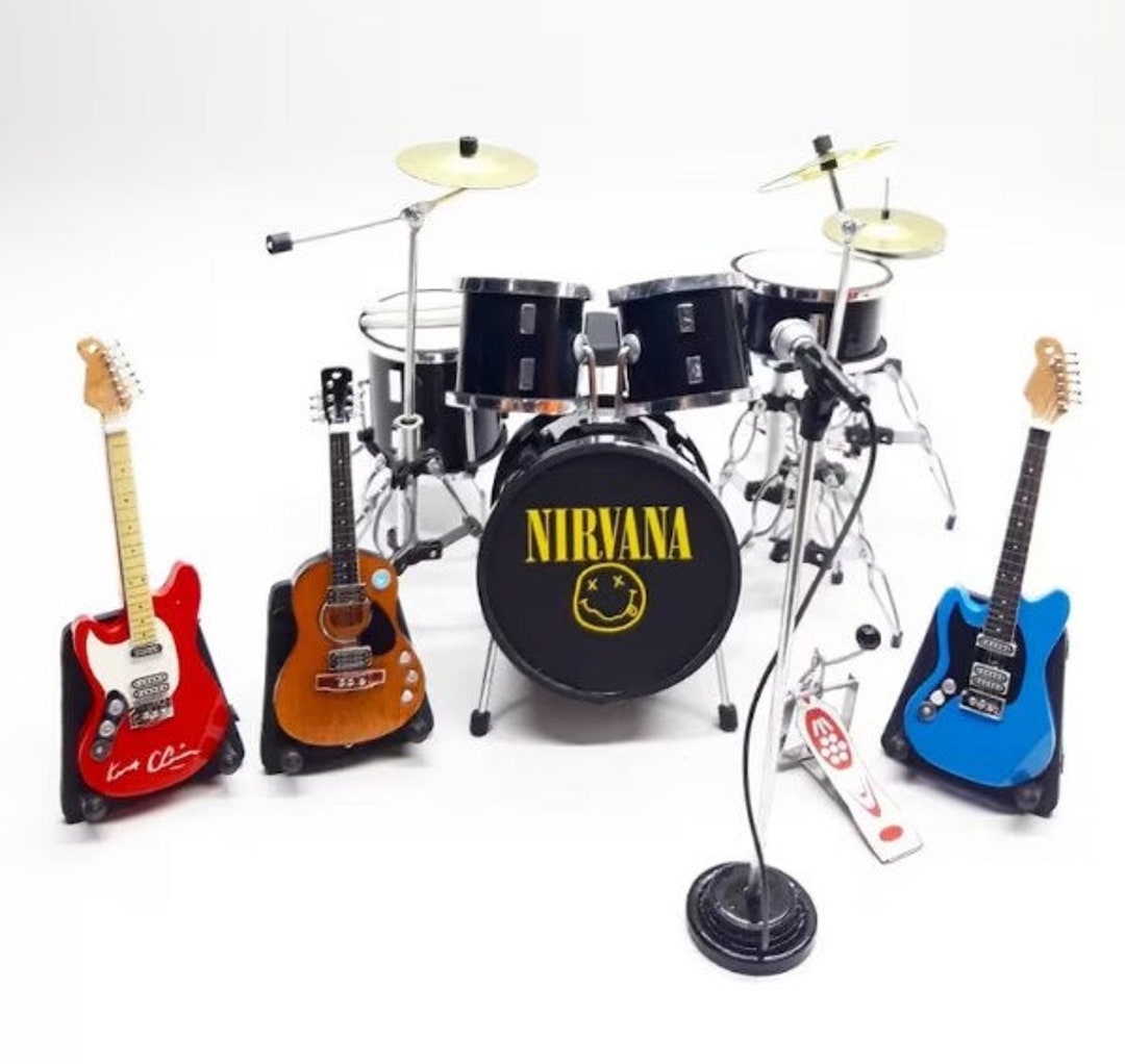 miniature-drum-set-black-and-guitars-set-free-mic-special-edition