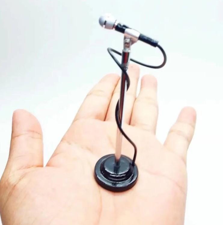 Small Mircoball Instrument 4 Pcs Miniature Microphone Complements Miniature Musical Instruments ...