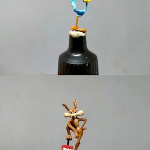 2pcs Miniature Figure T N T and Bird Runner HO 1:87 NO PREISER