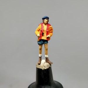 Miniature Figure Woman Traveller Scale HO 1:87 NO PREISER