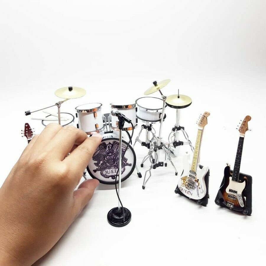 Musical Instruments Queen Miniature Musical Instrument Queen 3 Guitar Small Plus Drum - Etsy