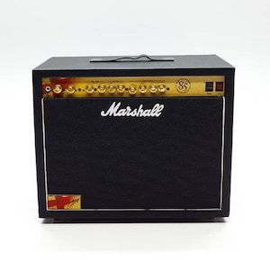 Miniature Amplifier Replica Sound 1 Stack Model Musical Instrument Display Gift 1/6