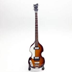 Miniatur Bass Hof-ner Musikband-Instrument-Musical für Anzeige Geschenk