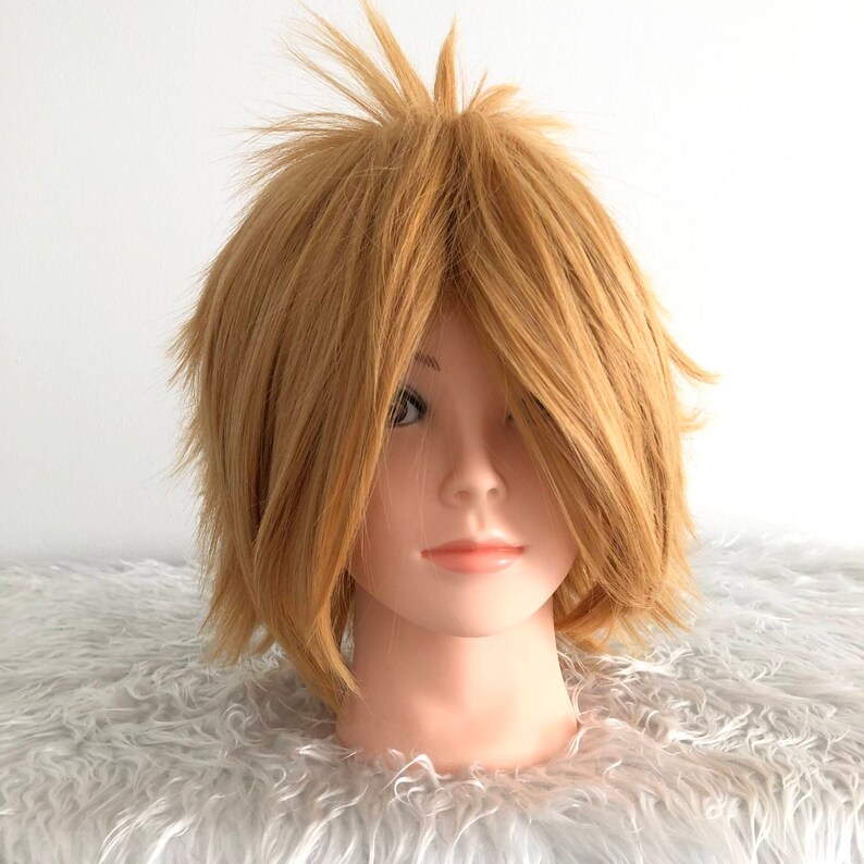 Anime Short Synthetic Cosplay Wig For Halloween Costume Party Etsy