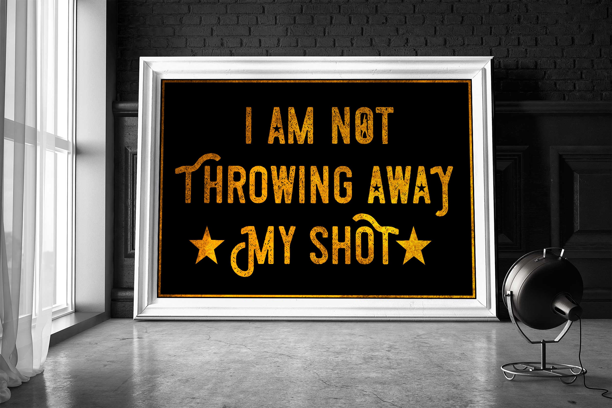 I Am Not Throwing Away My Shot Poster bedroom wall decor Etsy